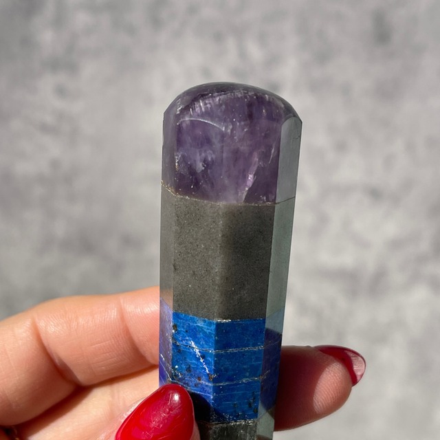 【セブンチャクラ（７つのチャクラ）】フェイスティッド｜マッサージャー｜鉱物 天然石 パワーストーン