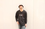 90s OLD STUSSY Print L/S Tee