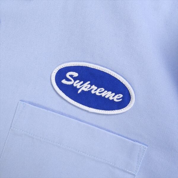 Size【L】 SUPREME シュプリーム 23AW Thermal Sleeve Work Shirt Light Blue 長袖シャツ 青  【新古品・未使用品】 20778717