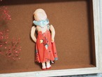 おしゃれガール 青いフリルのムームー JAPANセルロイド 画像8