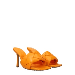BOTTEGA VENETA ボッテガヴェネタ レディース サンダル レザー オレンジ