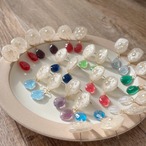 【2月 誕生石カラー アメジスト】バースデーカラードロップピアス・イヤリング｜サムネイル5