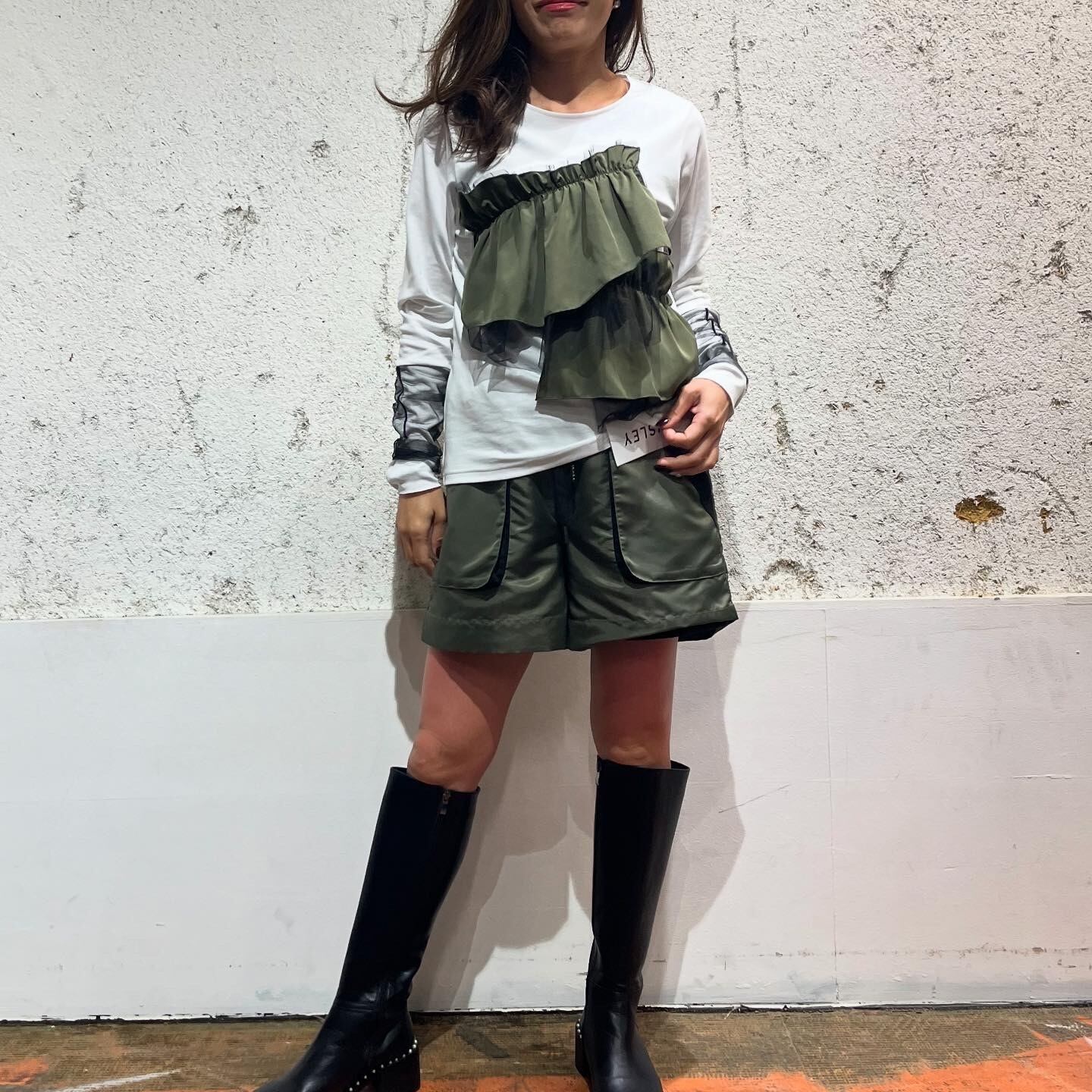 RISLEY アンサンブルベスト ROYAL FLASH｜UN3D./アンスリード/WAFFLE SHORT KNIT VEST