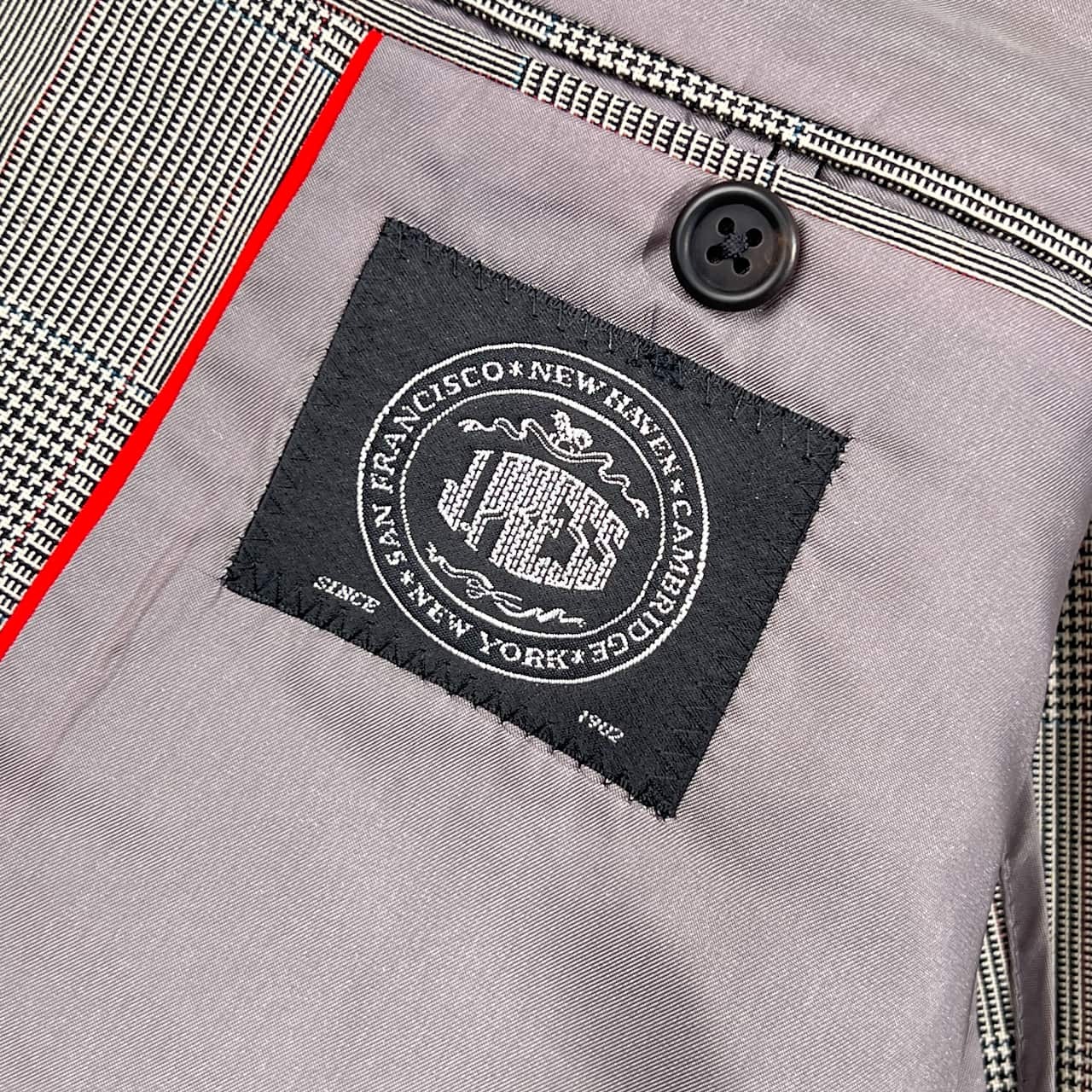 上下 J.PRESS ジェイプレス セットアップ グレンチェック テーラードジャケット スラックス スーツ M~L程度/メンズ