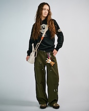 The DOGプリントベーシックフーディー (BEIGE) CQ-49074