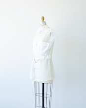 See-through belt shirt〈CÉLINE by phoebe philo〉