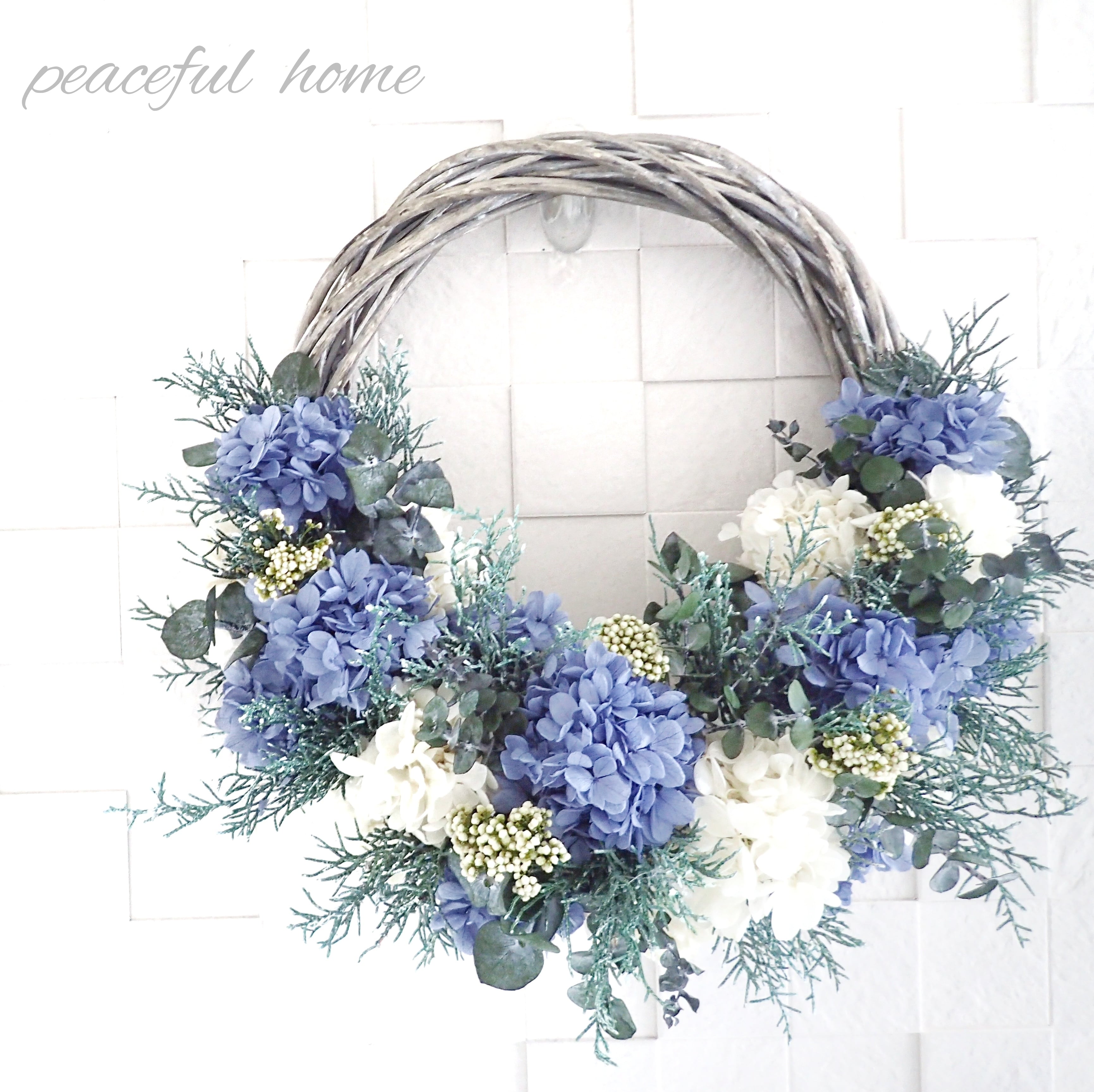 キングプロテアとユーカリのスモーキーハーフリース