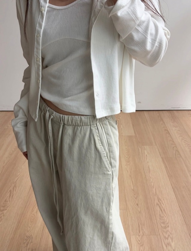 (予約) taffeta / Heart cardigan 3color