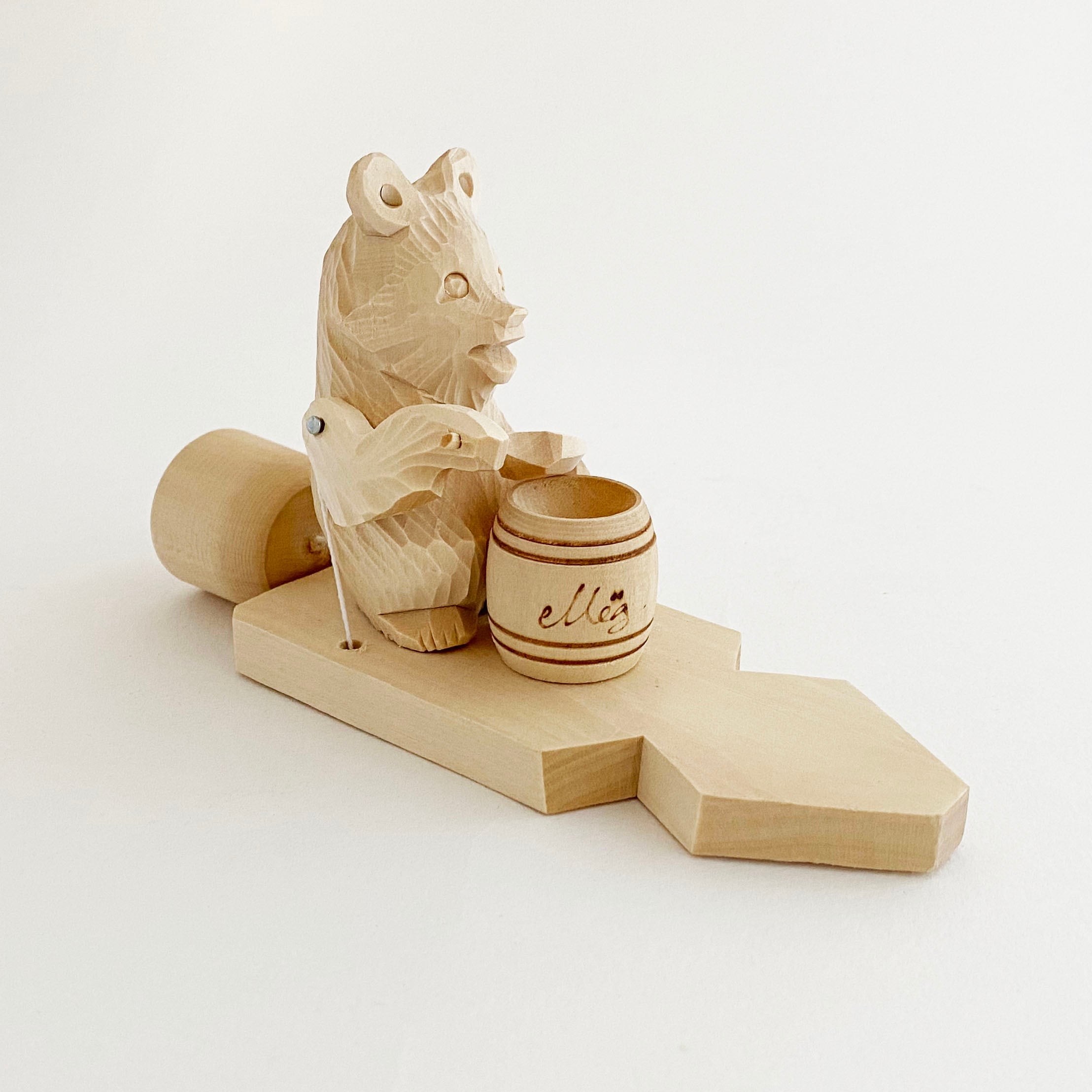 ボゴロツコエ木地玩具「蜂蜜好きのクマ」
