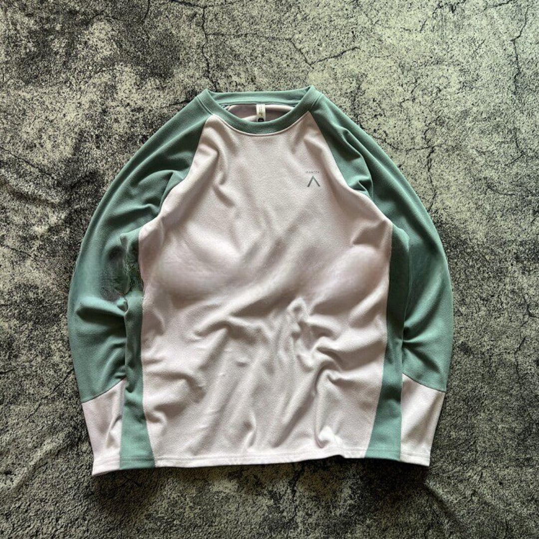 color-blocked raglan loose long-sleeved(GV270)