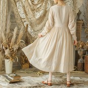 森の妖精からの贈り物:ツーピースレトロドレス Y0184