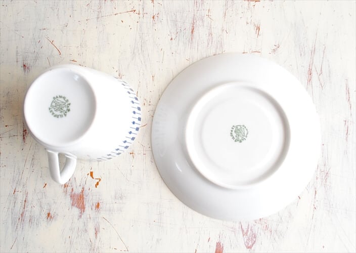 デンマーク製 Lyngby Porcelain Tangent カップ＆ソーサー リュン