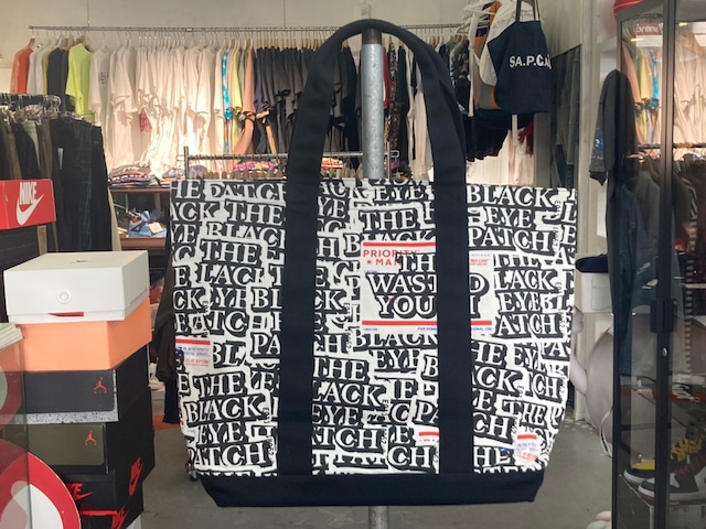 THE BLACK EYE PATCH × WASTED YOUTH Sticker Covered Tote Multi KL1739