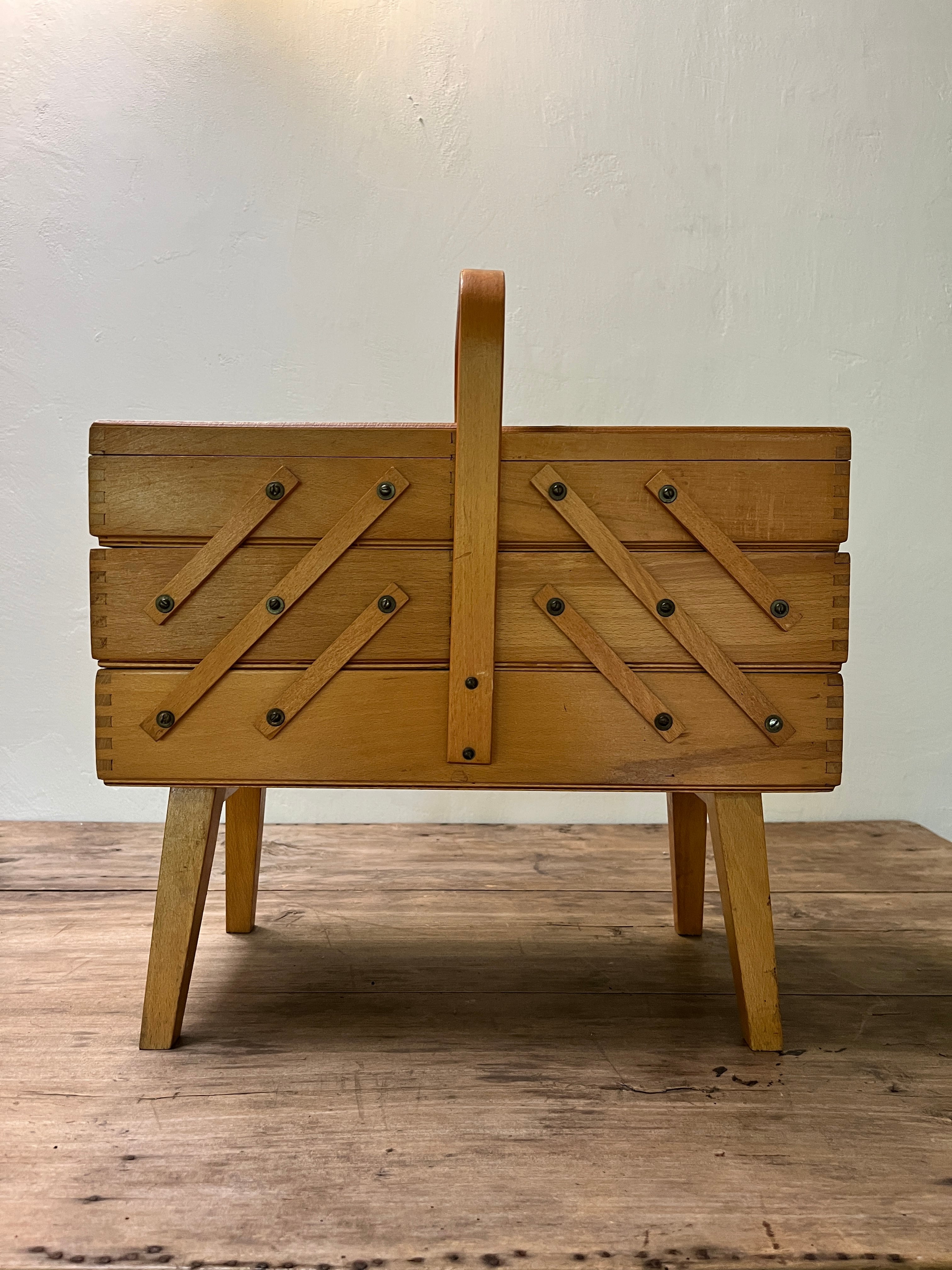 Sawing box France＜ソーイングボックス・木製ボックス・フランス