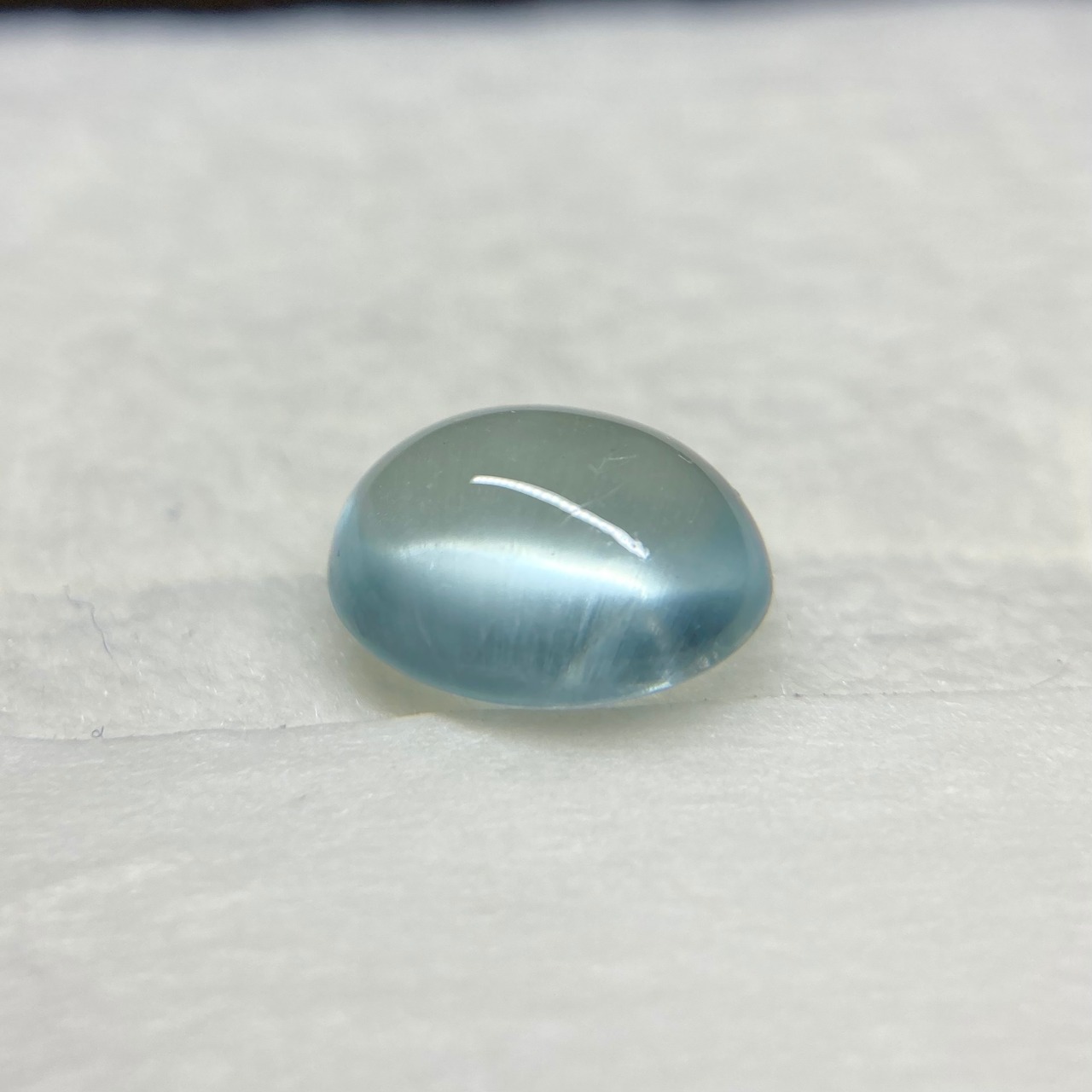 アクアマリン キャッツアイ 3.032ct ブルー 簡易ソーティング付き No.159