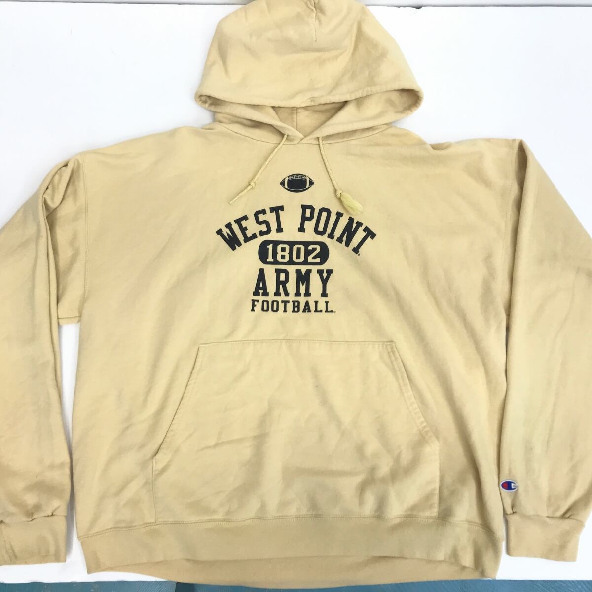 90s Champion ARMY ビッグプリント パーカー チャンピオン 古着-