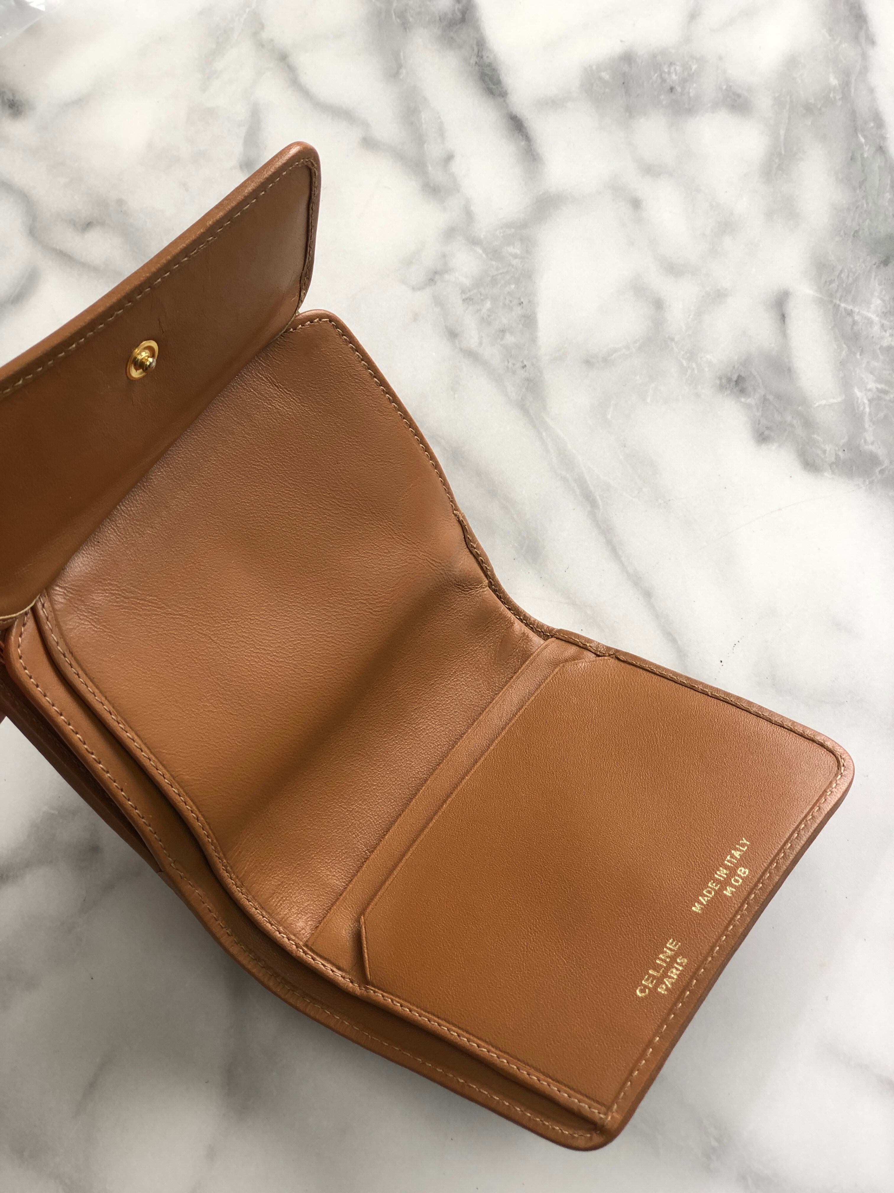 CELINE セリーヌ マカダム トリオンフ PVC レザー コンパクト