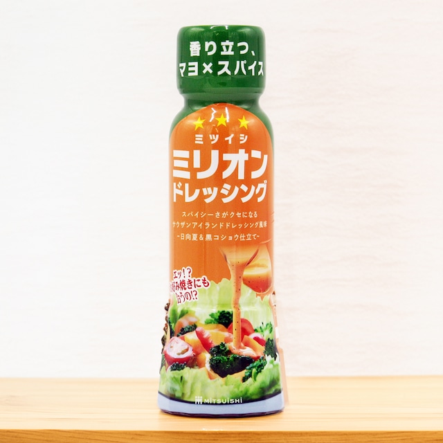 【5％OFF：6本まとめ買い】ミリオンドレッシング170ml
