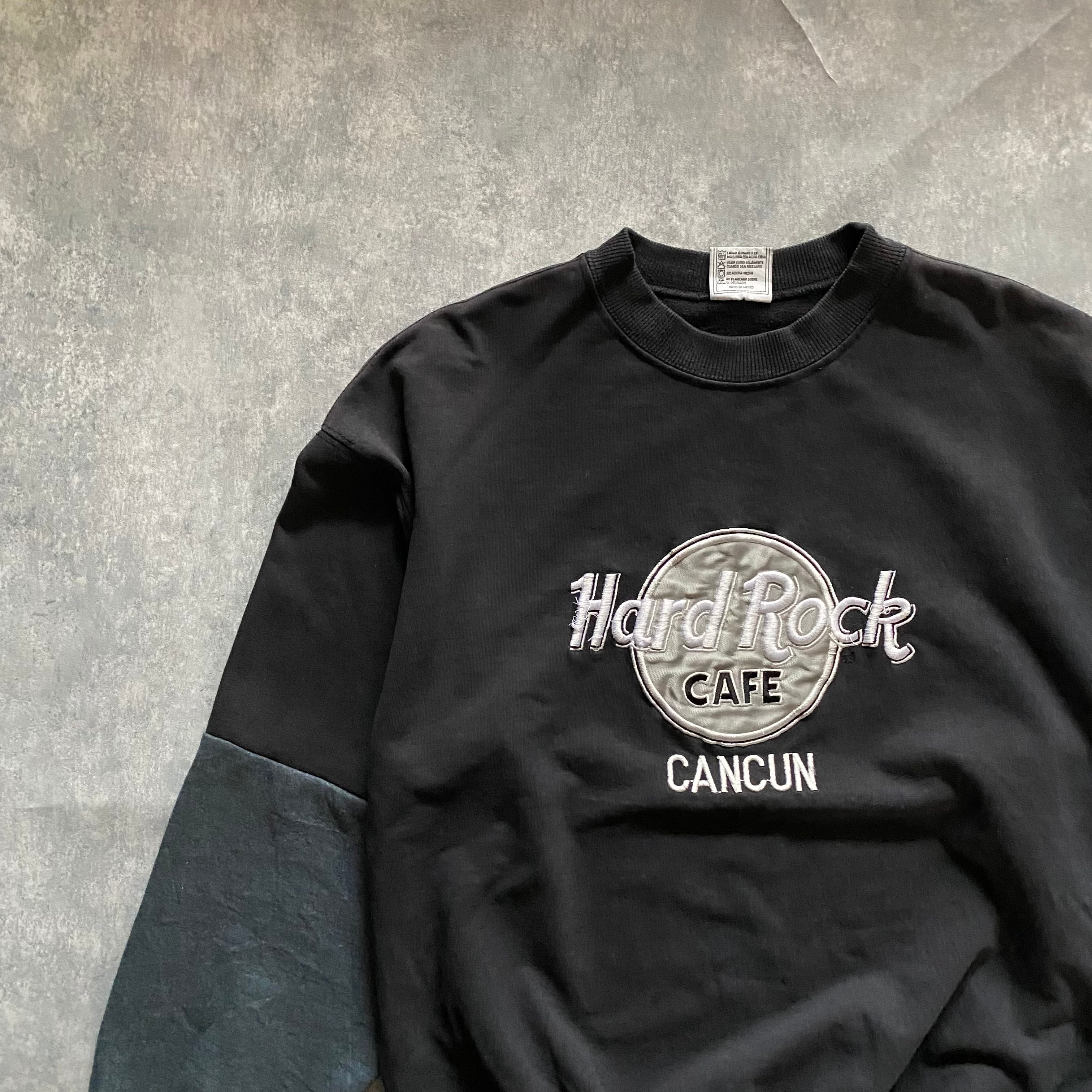Hard Rock Cafe 刺繍ロゴラグランスウェット