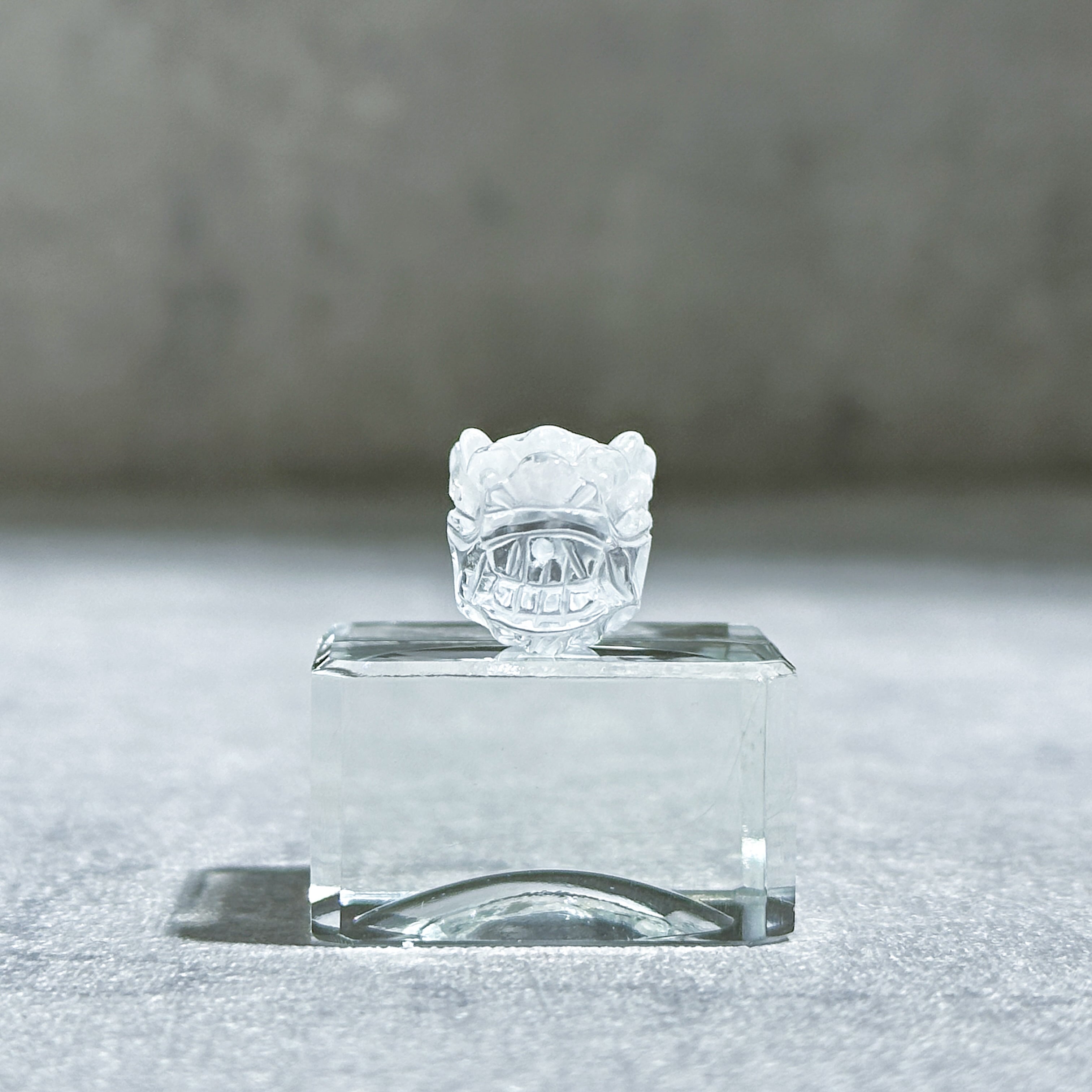 クリアクォーツ ミニドラゴンヘッド(穴あき)02◇ Clear Quartz Dragon