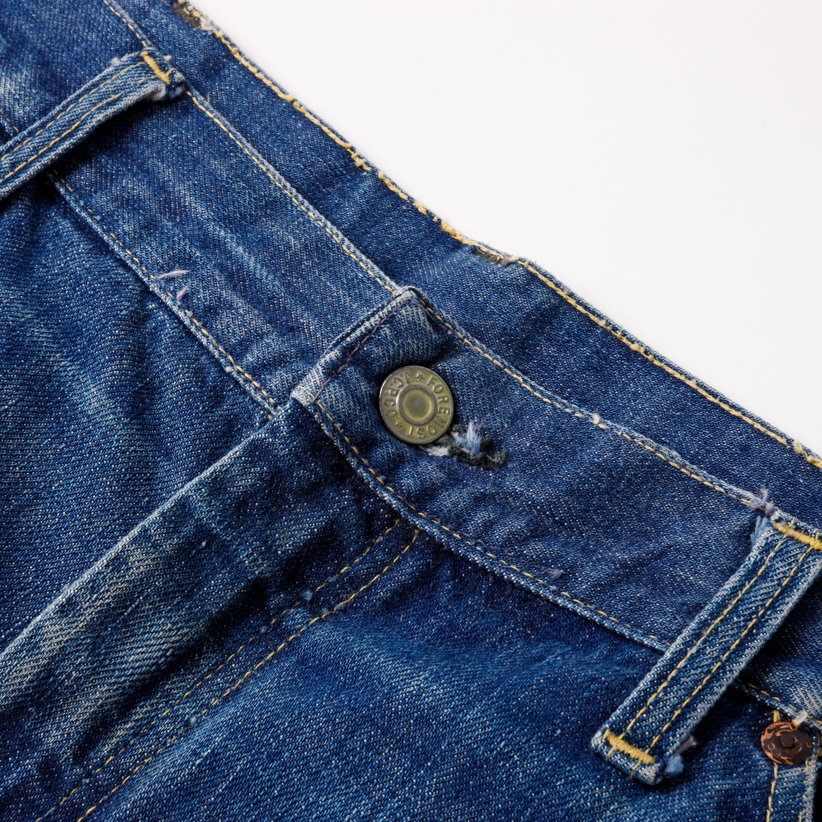 濃紺】50s FOREMOST special vintage denim made in USA 実寸W36 50