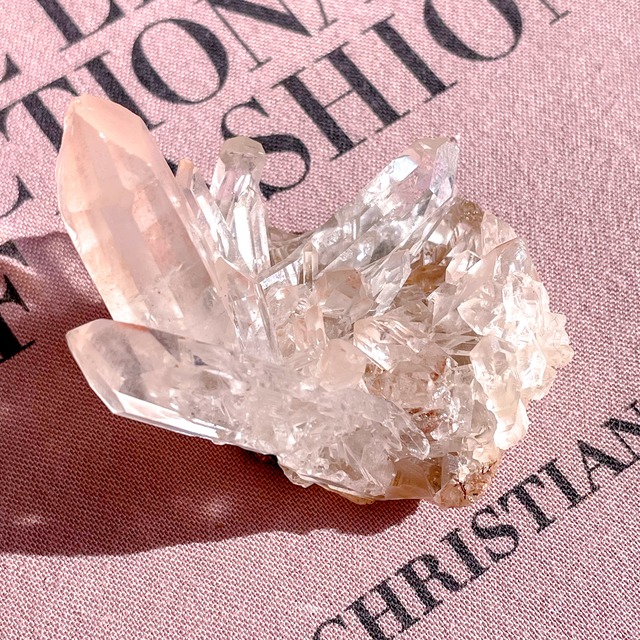 Pink Quartz Cluster 1 ✧ ピンククォーツクラスター