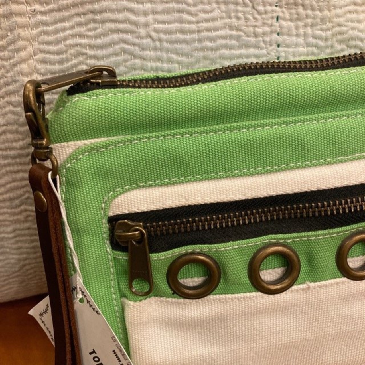  Elliot Mann　MOクラッチバッグ　グリーン 