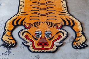 Tibetan Tiger Rug 《Lサイズ•プレミアムウール043》チベタンタイガーラグ