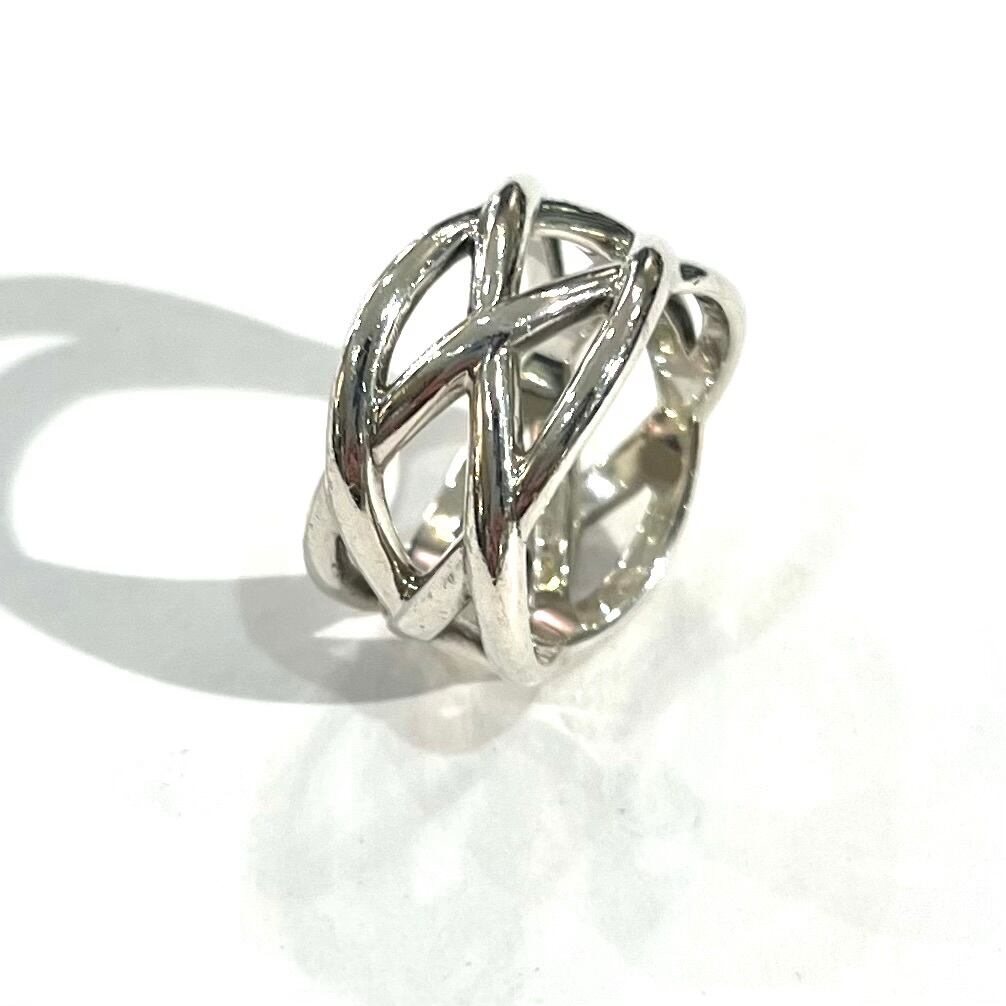 ●SALE●【ティファニー】アトラス　リング　１４号　ローマ文字　2571 希少サイズ【TIFFANY&CO】【14号】2571 名品ケルティック 編み込み