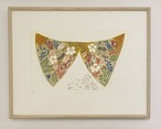 溝上幾久子 Mizokami Ikuko "a false collar(付け襟)" color etching, drypoint 2023 thumbnail 3