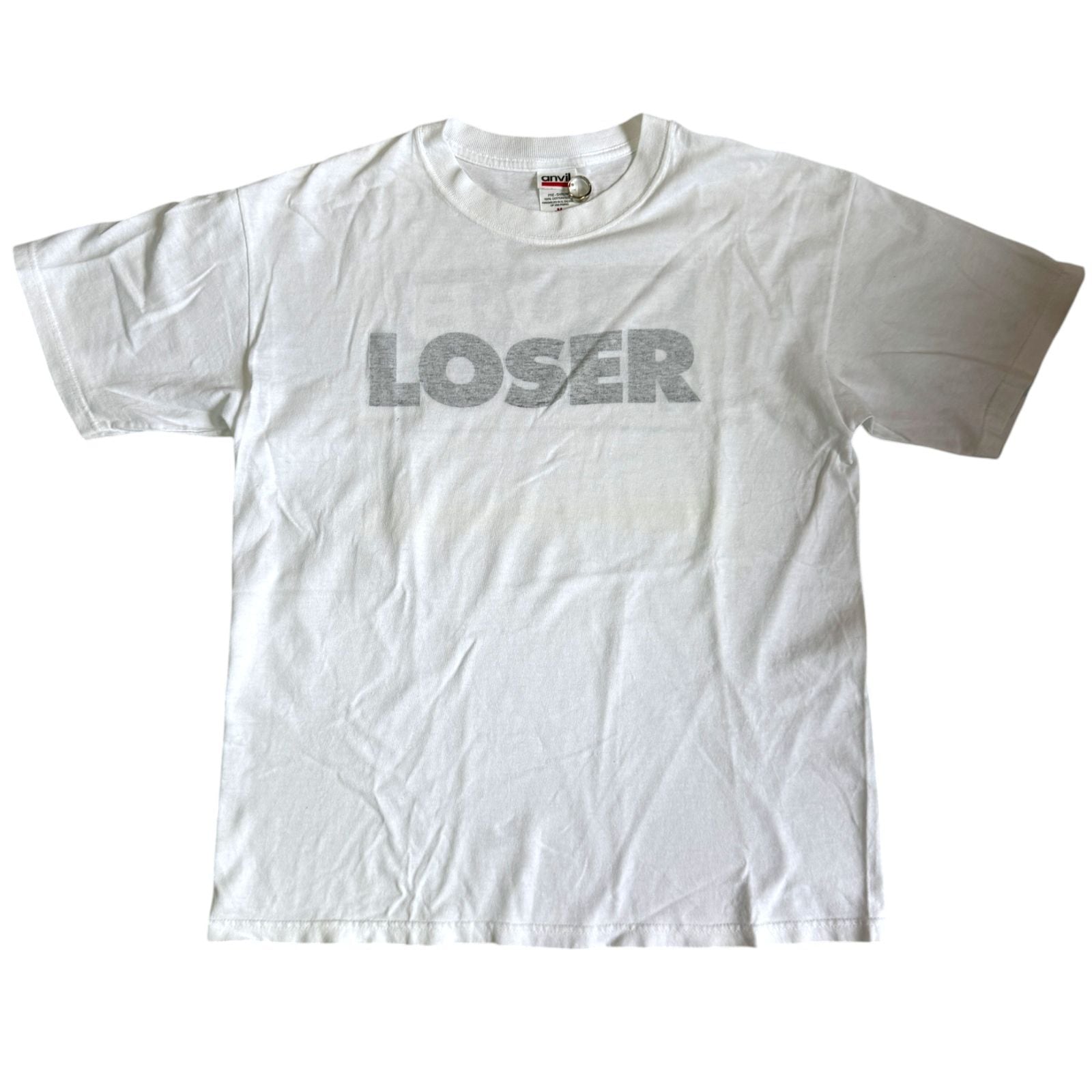 00s SUBPOP LOSER Tシャツ Mサイズ 透かしプリント サブ・ポップ 00s SUBPOP LOSER Tシャツ Mサイズ 透かしプリント サブ・ポップ