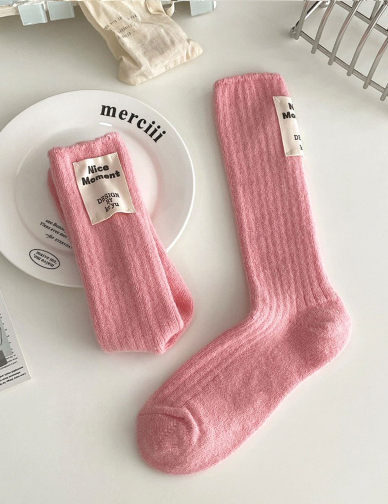 【新作5％OFF・3日間】Back-Patch Socks_8colors