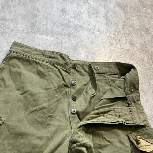 60s フランス軍 実物 M-64 フィールドパンツ 92 XC w35 詳細写真4