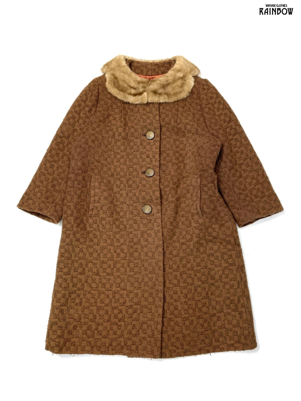 maison de soil】リサイクルボアウールダブルオーバーコート JNMDS2451