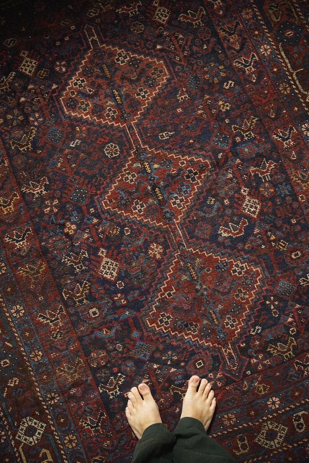932 -Antique Khamse rug