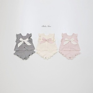 予約：Romantic ribbon frill set〔bebenine〕