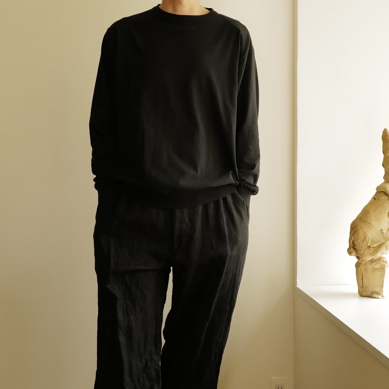 COMOLI ｜ リネン ドローストリングパンツ | HJ GALLERY