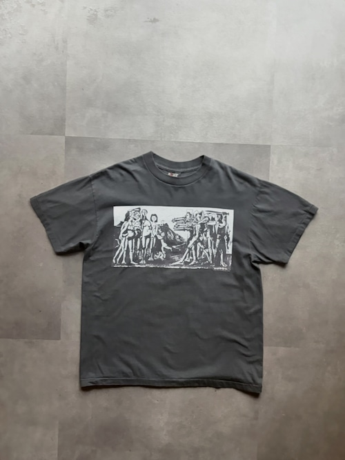 NIRVANA L7 THE BREEDERS チャリティーコンサート Tシャツ ニルヴァーナ L チャコールグレー