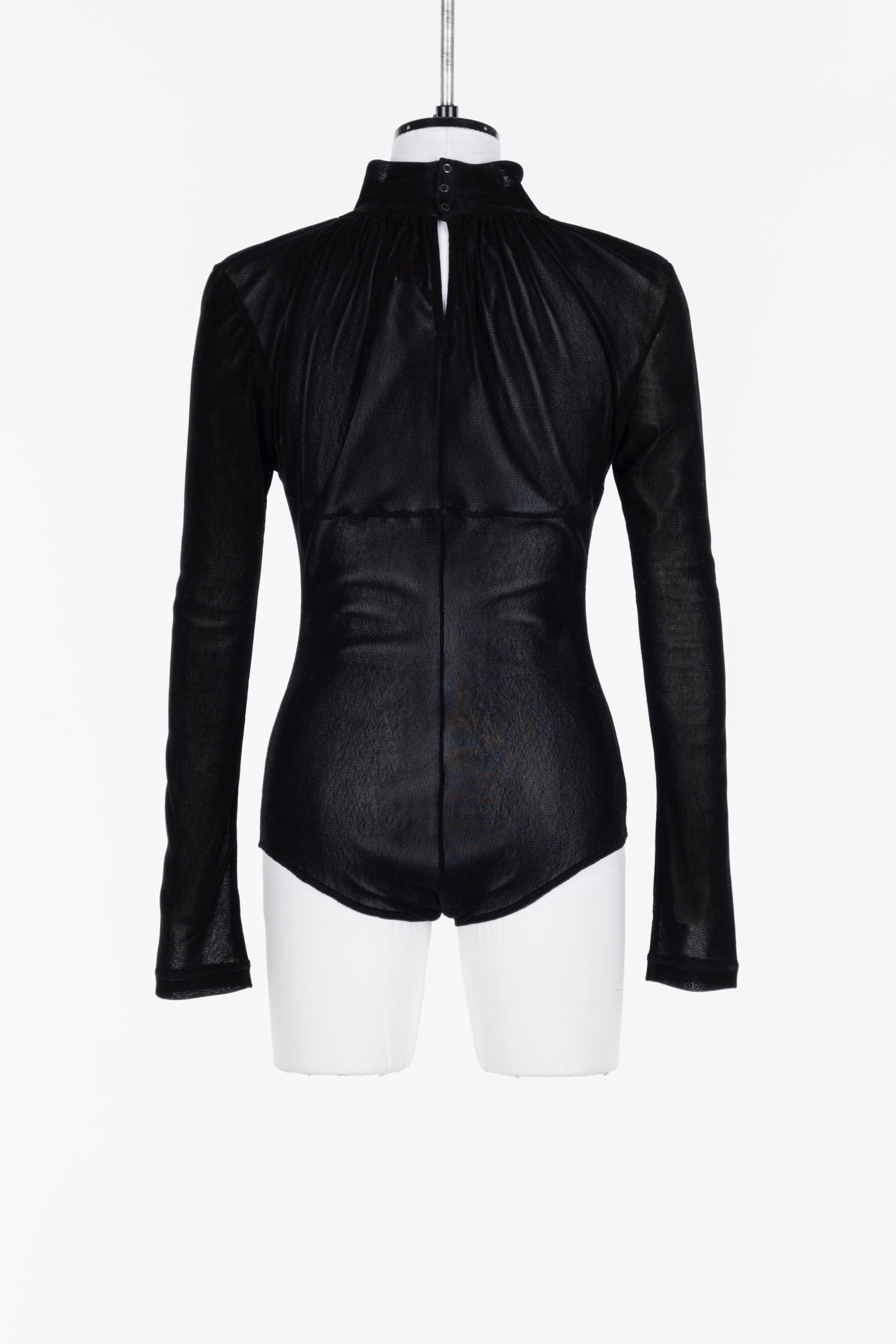 ⭐︎新品未使用⭐︎ fetico フェティコ　トップス　ボディスーツ 25AW】FETICO フェティコ / VELVET TULLE TURTLENECK BODYSUIT