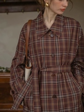 Arden Classic Check Trench Coat F0818