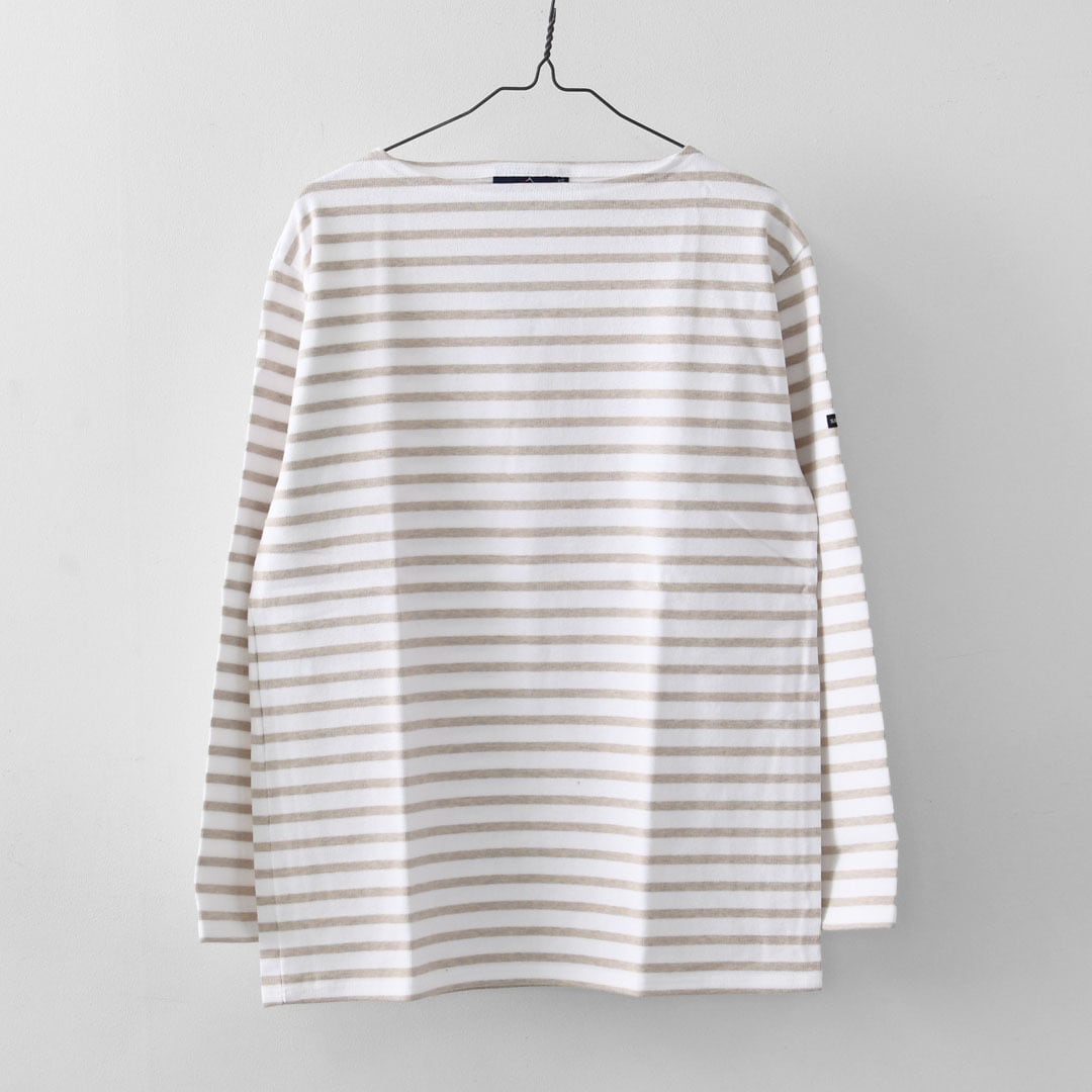 SAINT JAMES　バスクシャツ　ウェッソン　ボートネック　無地　白　T3 SAINT JAMES（セントジェームス）OUESSANT（ウエッソン）