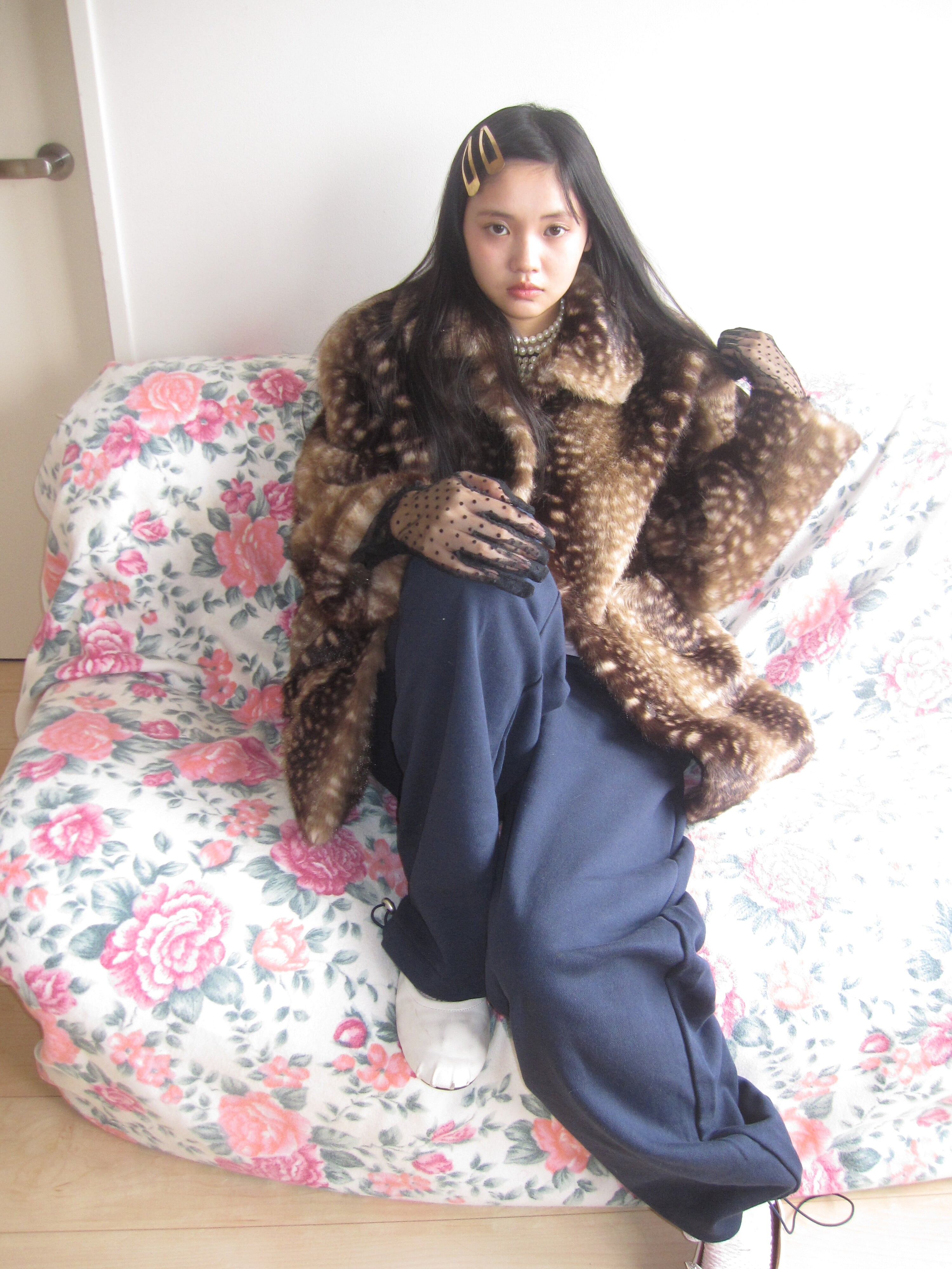 Bambi Fur Jacket brown | n.k atelier