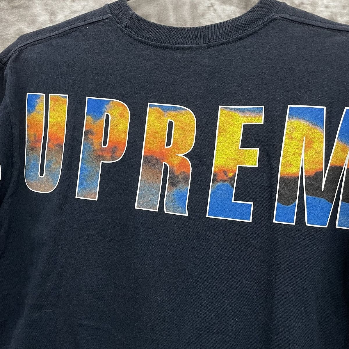 [Supreme] [未使用] USA製 17AW Crash Tee Blue