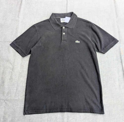 LACOSTE logo polo shirt "ブラック" 小岩店