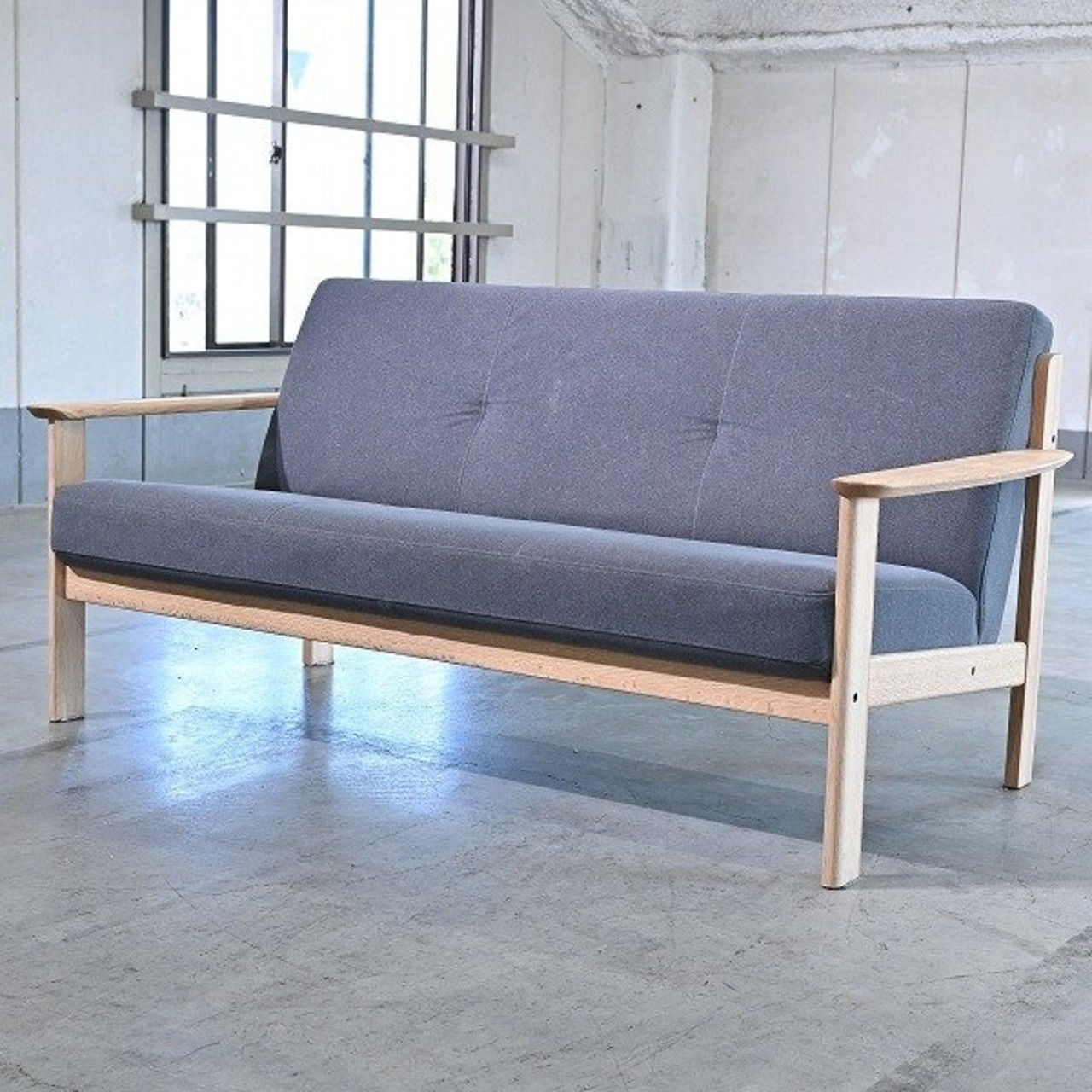 カリモク 14万「chitano / W1310」ソファ 2人掛け オーク材 2シーター リビング ダイニング 待合室 サロン 北欧スタイル karimoku チターノ