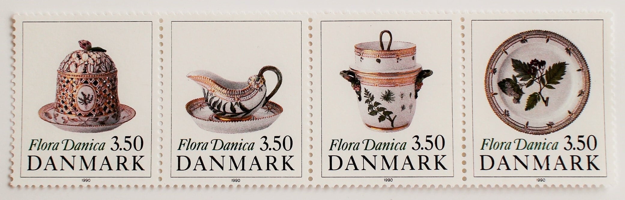 フローラ・ダニカ / デンマーク 1990 | Stempel ― 旅する切手 ―