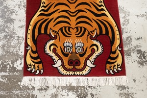 Tibetan Tiger Rug 《Mサイズ•プレミアムウール158》チベタンタイガーラグ