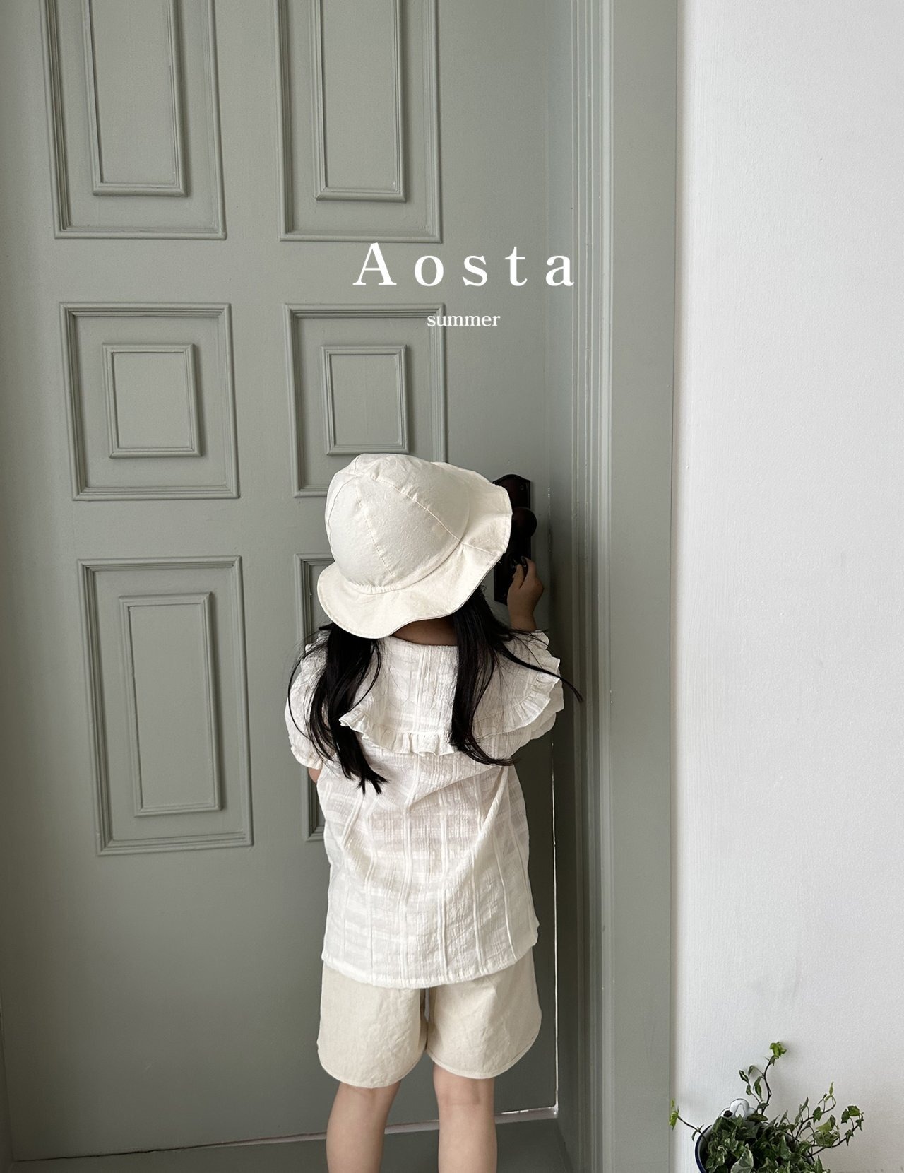 【Aosta】シンプルコットンショートパンツ - 9
