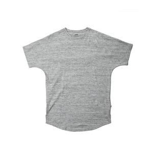 INDEX S/S SCALLOP TEE - HEATHER