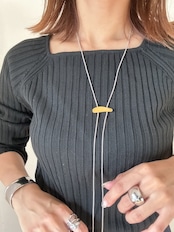 balance bar long necklace